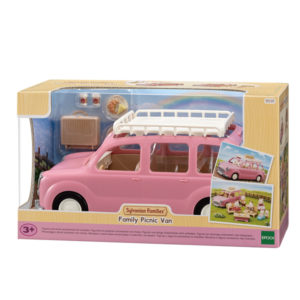 Sylvanian Families - 5535 - Le monospace rose et set de pique-nique