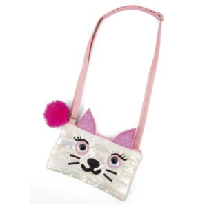 Sac à main chat à paillettes