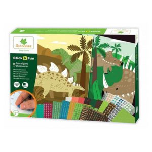 Stick'n Fun Mosaïques XL Dinosaures