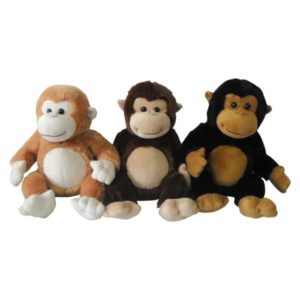Peluche singe assis 40 cm