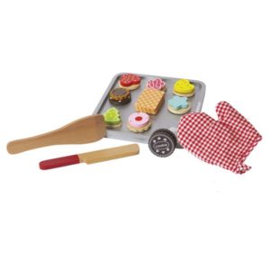 Dînette en bois pâtisseries
