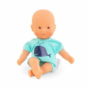 Poupon 20 cm - Mini Bain Bleu