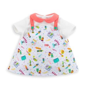 Robe Petit Artiste - Vêtements poupons 30 cm