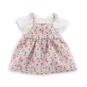 Robe Jardin en Fleurs - Vêtements poupons 36 cm