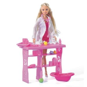 Poupée clinique vétérinaire et accessoires