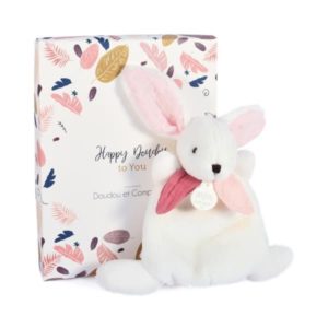 Doudou lapin Happy Boho 17 cm