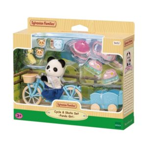Sylvanian Families - 5652 - La fille Panda et son vélo à remorque