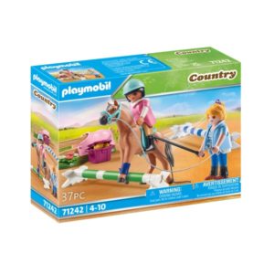 71242 - Playmobil Country - Cavalière et cheval avec monitrice