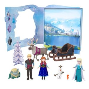 Coffret Livre d'histoires et mini-poupées - La Reine des Neiges