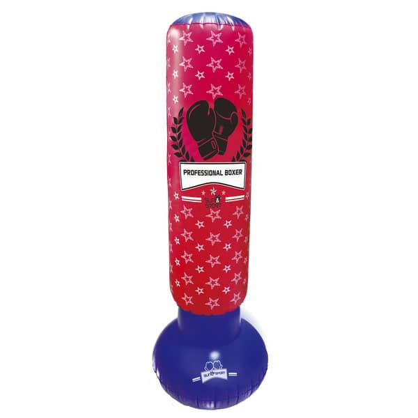Sac de frappe gonflable sur pied