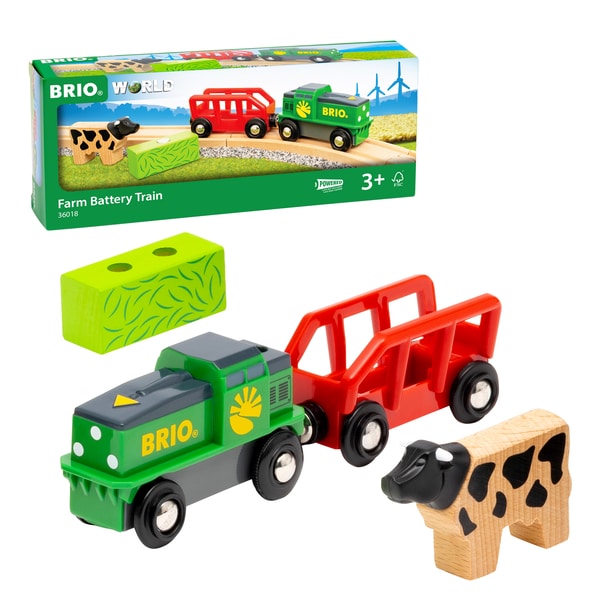 BRIO 36018 - Train de la ferme à piles