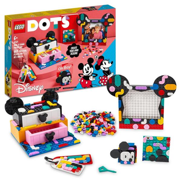 41964 - LEGO® DOTS - Boîte Créative Mickey et Minnie Mouse