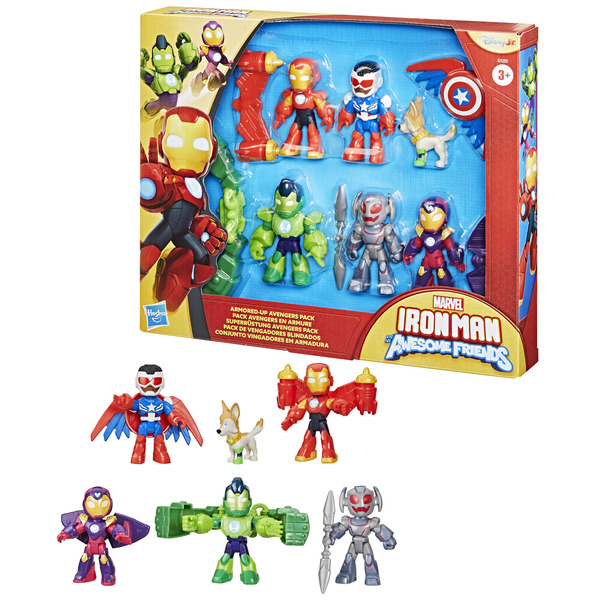 Coffret Figurines Avengers Iron Man et ses amis